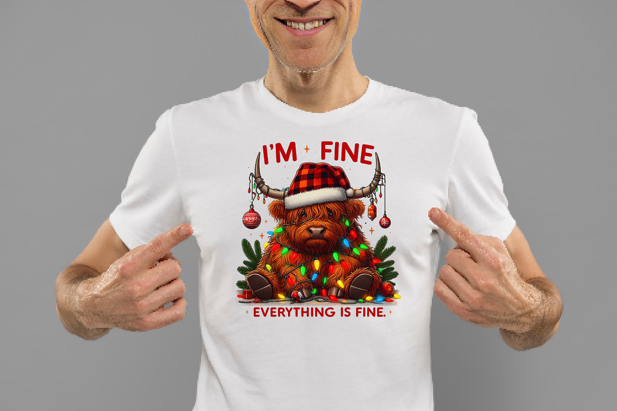 Fine Funny Christmas Png, an Illustration by Daily.Designs (Photo 2 of 5)