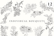 Birth Month Flowers SVG - PNG, a Decorative Illustration by AW Studios (Thumbnail 9 of 11)