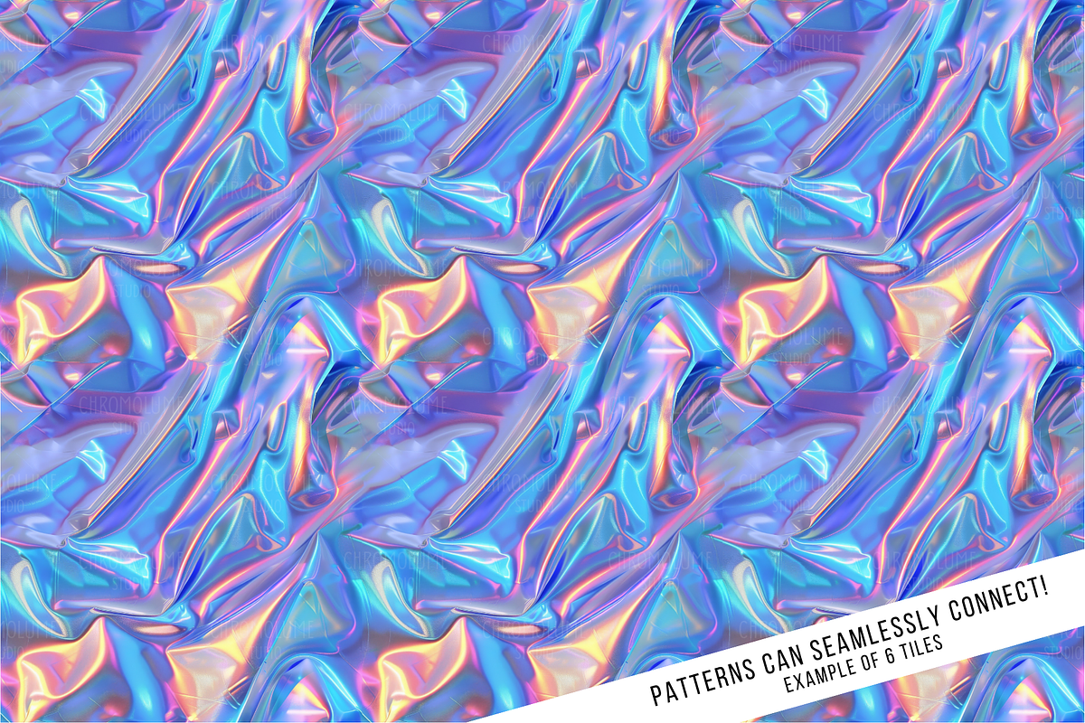 Holographic Foil Digital Paper, a Pattern Graphic by Chromolume Studio (Photo 18 of 28)