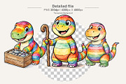 Retro Camp Dino Sublimation, an Illustration by Artnoy (Thumbnail 3 of 8)