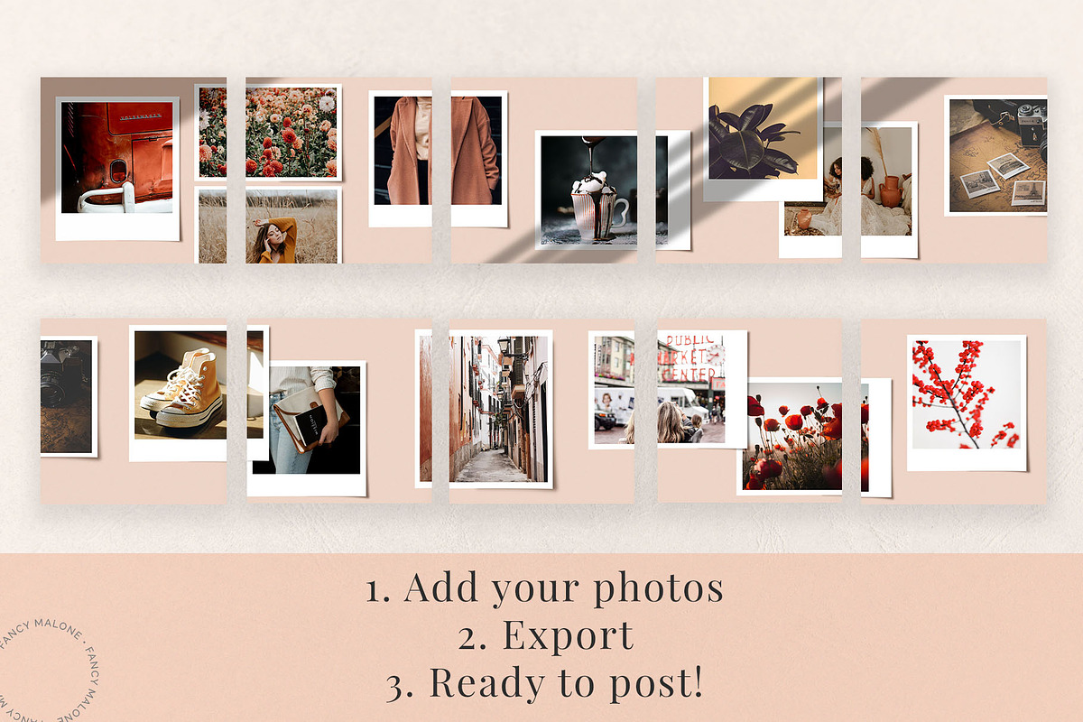 SALE Carousel Template for Instagram, a Social Media Template by Fancy Malone (Photo 3 of 9)