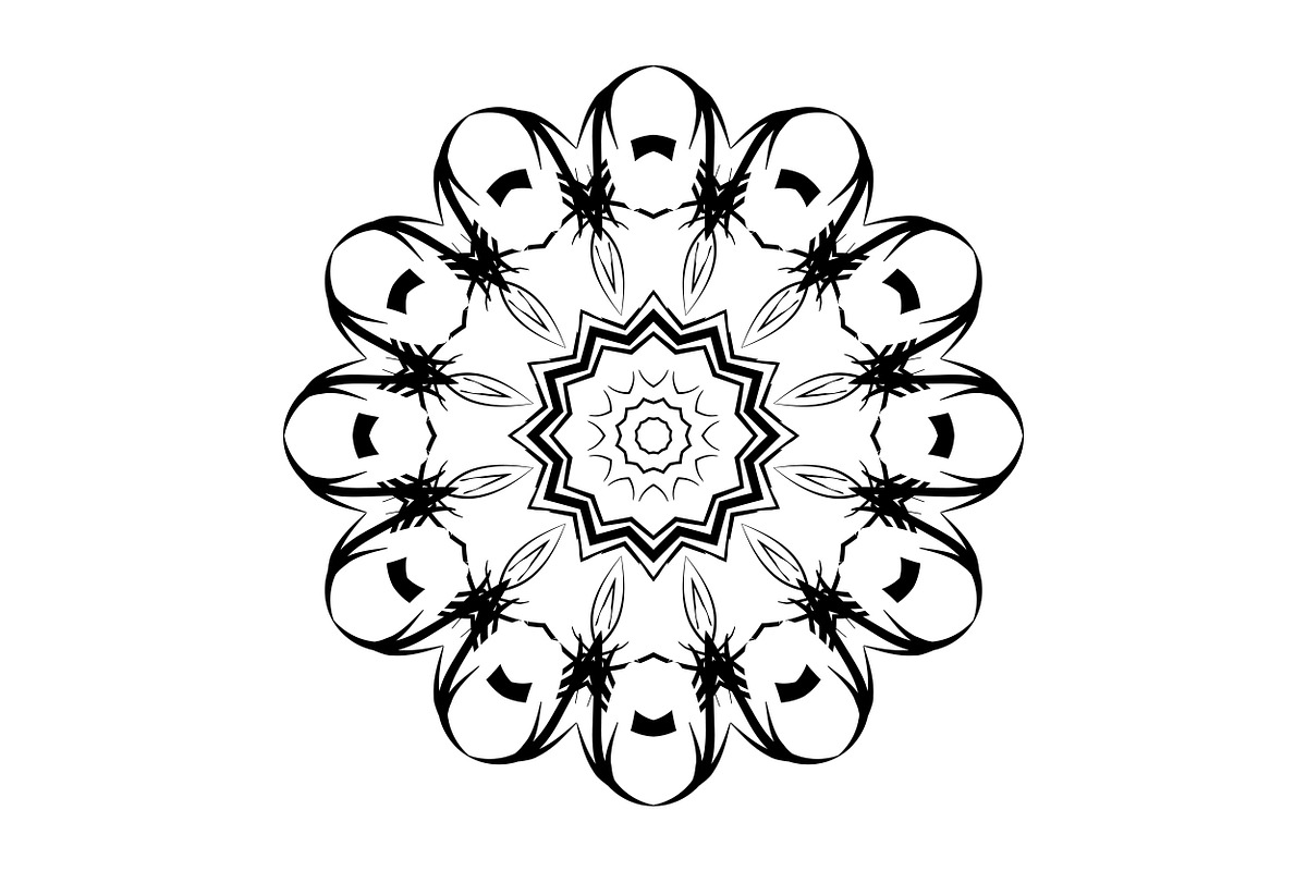 High Quality Mandala Clipart Bundle, a Decorative Illustration by NJ Himel (Photo 13 of 103)