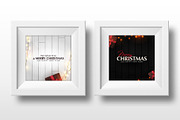 Christmas Banner with lights garland, a Social Media Template by Leo Edition (Thumbnail 4 of 4)
