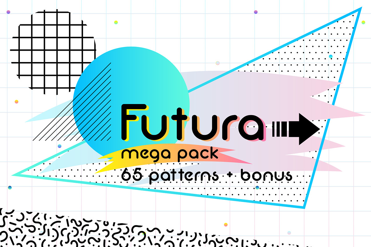 Futura, a Pattern Graphic by Daria Miazhevich (Photo 1 of 5)