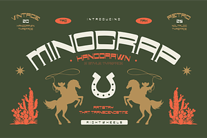 MINOGRAP - Vintage Handdrawn Font