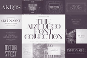 Art Deco Font Collection - 13 fonts, a Serif Font by VP Fonts (Thumbnail 1 of 14)