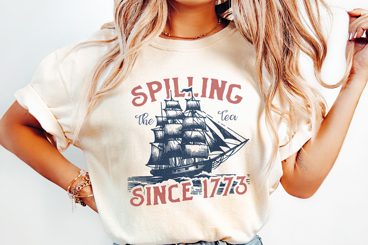 Spilling the Tea png, Patriotic PNG, an Illustration by SharpMarketplace (Photo 3 of 9)