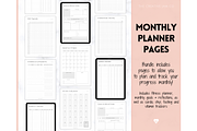 Weight Loss Journal, Fitness Planner, a Templates & Theme by Templatables (Thumbnail 4 of 10)