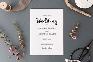 Wedding Invitation Template
