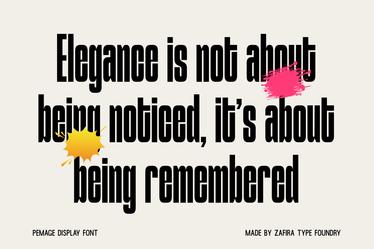 Pemage, a Sans Serif Font by Zafiratype (Photo 8 of 15)