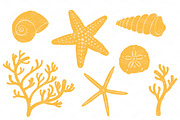 Sunshine Vector Seashells, an Illustration by Amanda Ilkov (Thumbnail 4 of 5)
