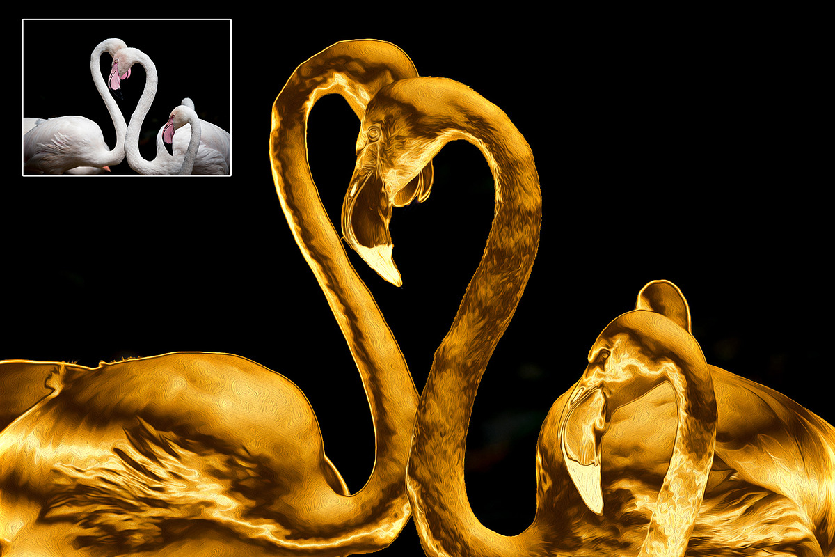The Midas Touch Photoshop Action, an Action Add-On by Dene Studios (Photo 3 of 9)
