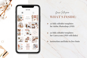 Brown Tones Instagram Templates