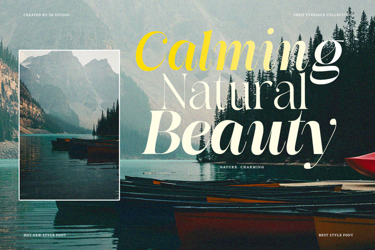 Awesome Gulgina Complete | 243 Fonts, a Serif Font by IM Studio (Photo 10 of 15)