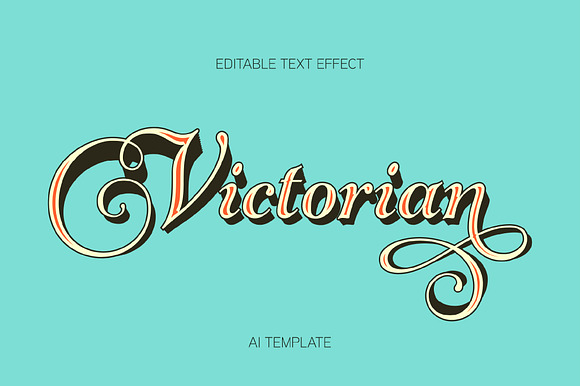 Ornate Script Elegant Text Effect preview 2
