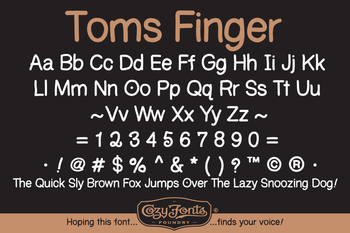 Toms Finger