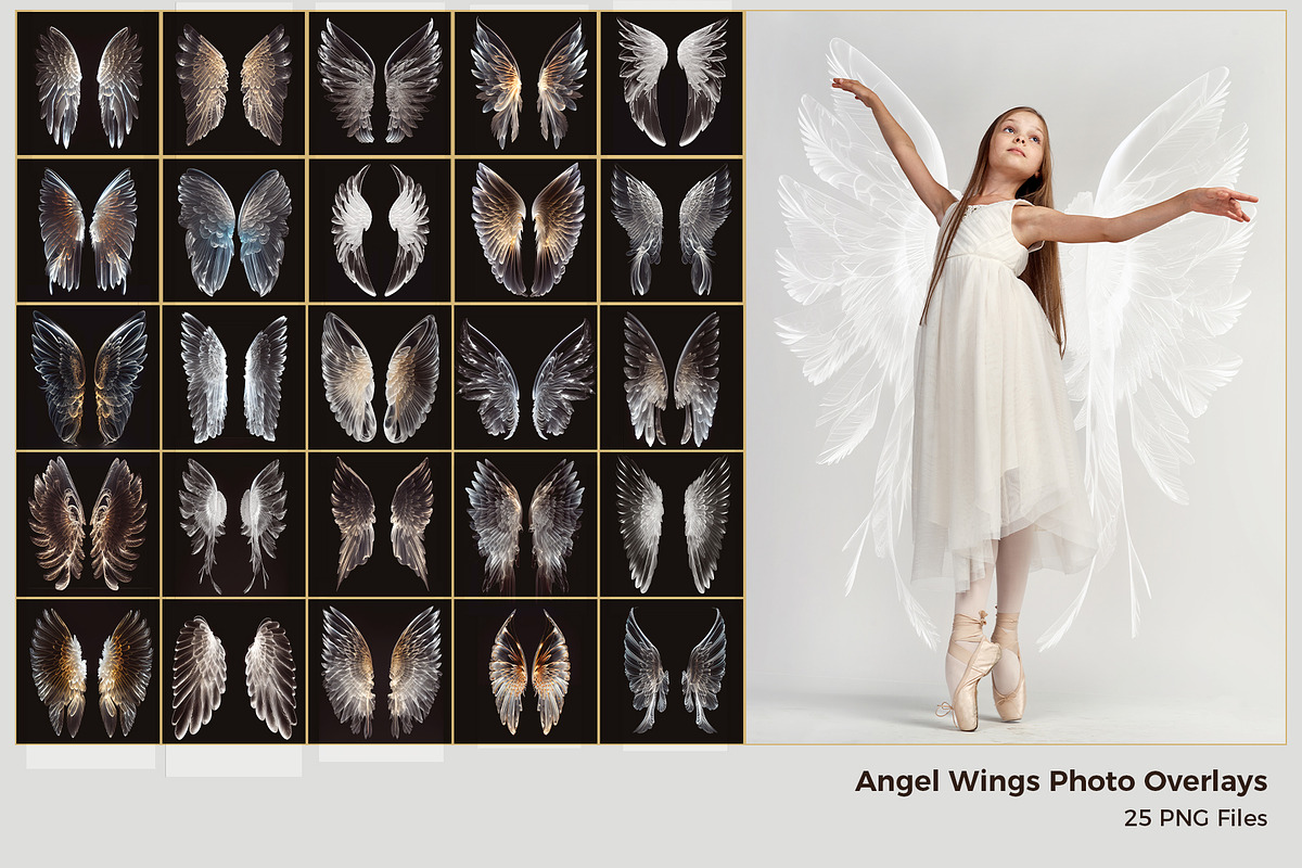 Angel Wings Overlays, a Photo by HappyNews (Photo 2 of 11)