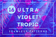 16 Ultraviolet Tropic Patterns, a Pattern Graphic by Alexander Baidin (Thumbnail 1 of 10)