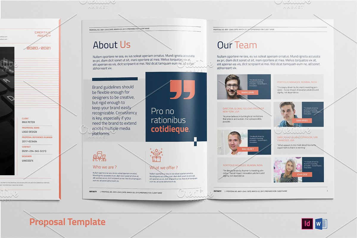 Proposal Template, a Stationery Template by Mastergfx (Photo 3 of 16)
