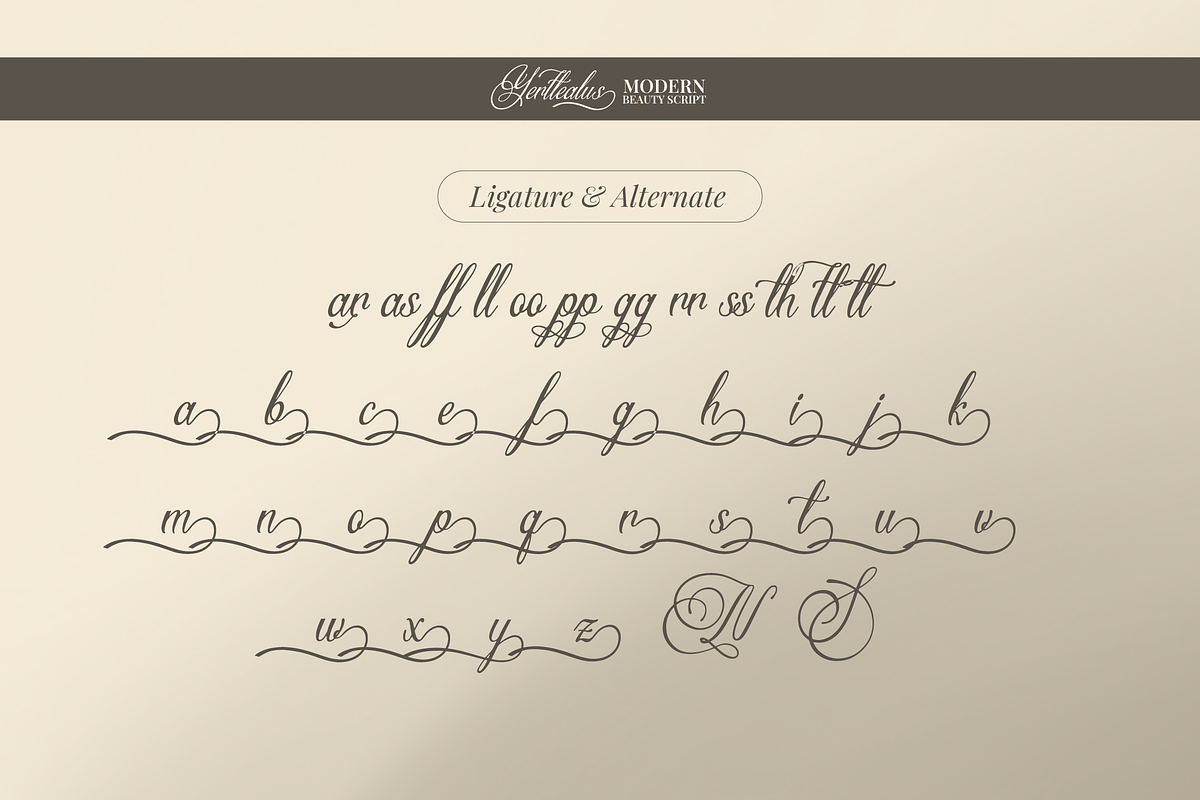 Yertlealus | Modern Beauty Script, a Script Font by Denustudios (Photo 15 of 15)