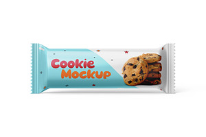 Cookie Biscuit Packaging Mockup