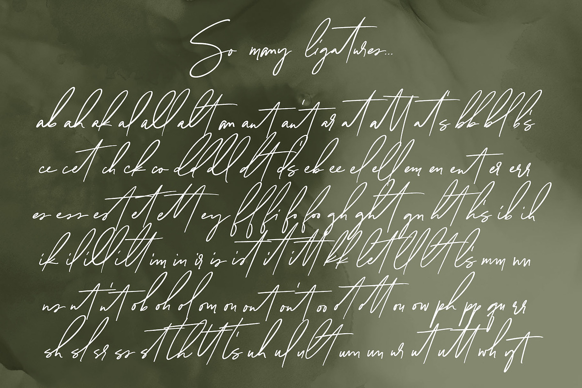 Sorrento | A Merry Script, a Script Font by Jen Wagner Co (Photo 8 of 8)