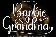 01 Barbie Grandma, a Script Font by FreshTypeINK (Thumbnail 6 of 8)