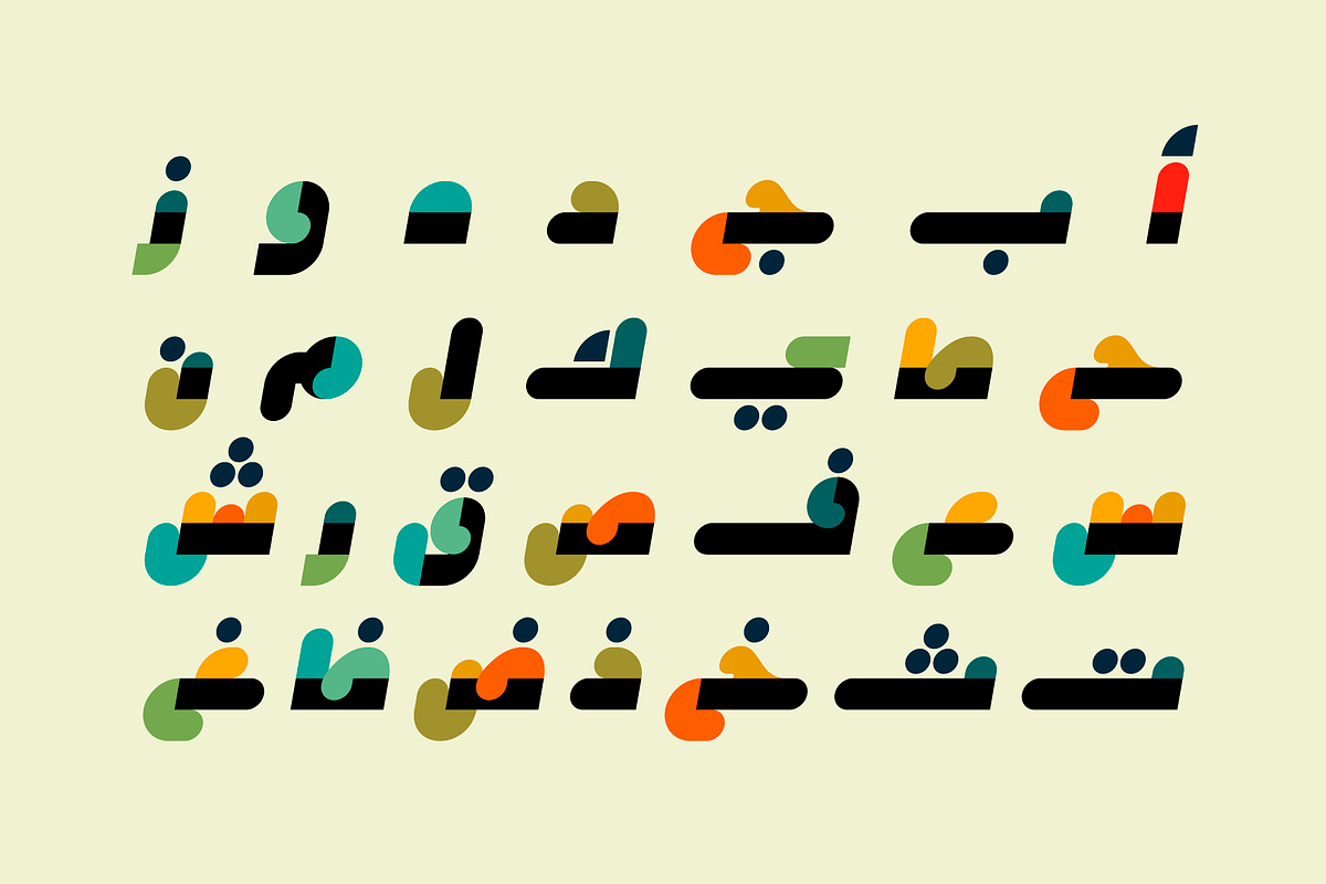 Istimala – Arabic Color Font, a Script Font by Mostafa El Abasiry (Photo 3 of 14)