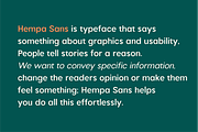 Hempa Sans - Sans Serif Family Fonts, a Sans Serif Font by Yukita Creative (Thumbnail 2 of 14)