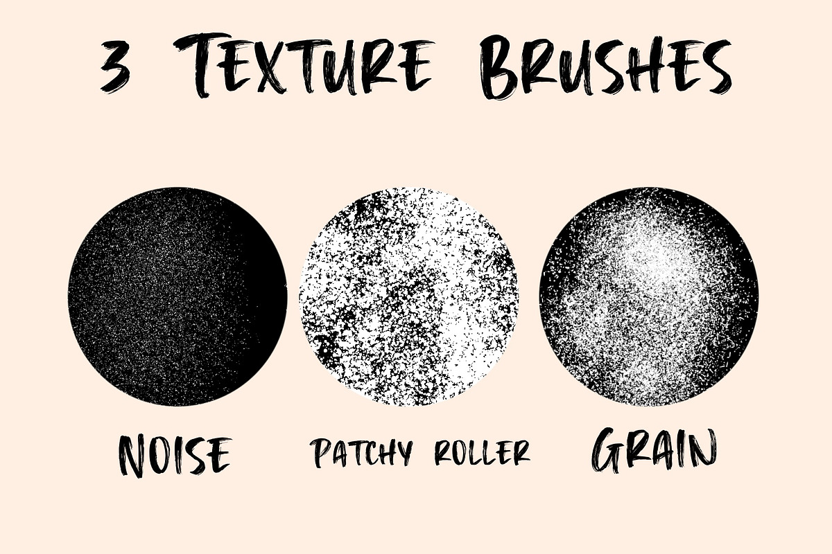Halftone Brushes for Procreate, a Brush Add-On by KJP Designs