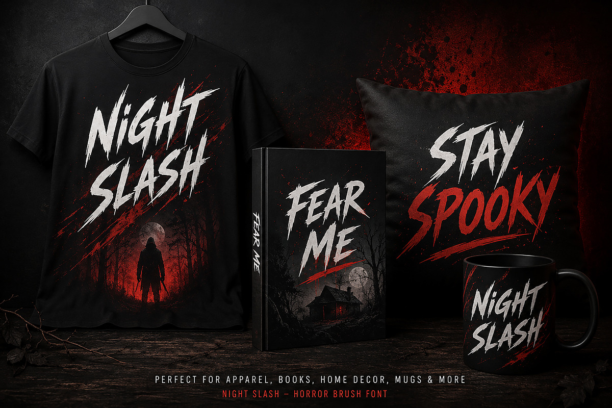 Night Slash, a Serif Font by Wow Magic (Photo 2 of 5)