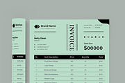 Business Invoice Design Template, a Stationery Template by MightyDesign (Thumbnail 2 of 7)