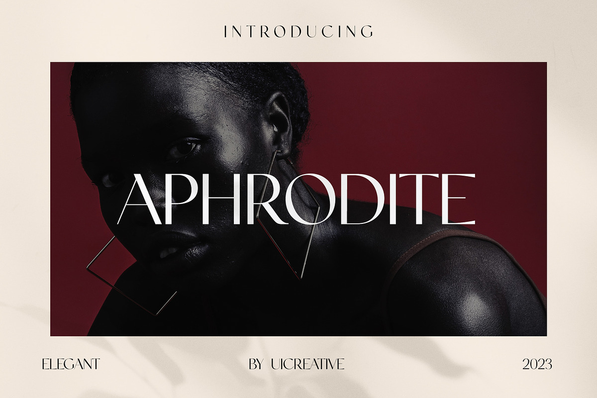 Aphrodite Elegant Sans Serif Font, a Font by UICreative (Photo 1 of 12)