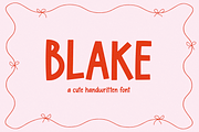 Blake | Cute Font, a Handwritten Font by KA Designs (Thumbnail 1 of 11)