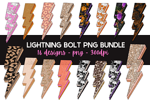 Lightning Bolt Png Bundle