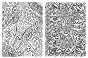 Abstract Doodles - 8 coloring pages, an Illustration by DoodleArtDesigns (Thumbnail 3 of 4)