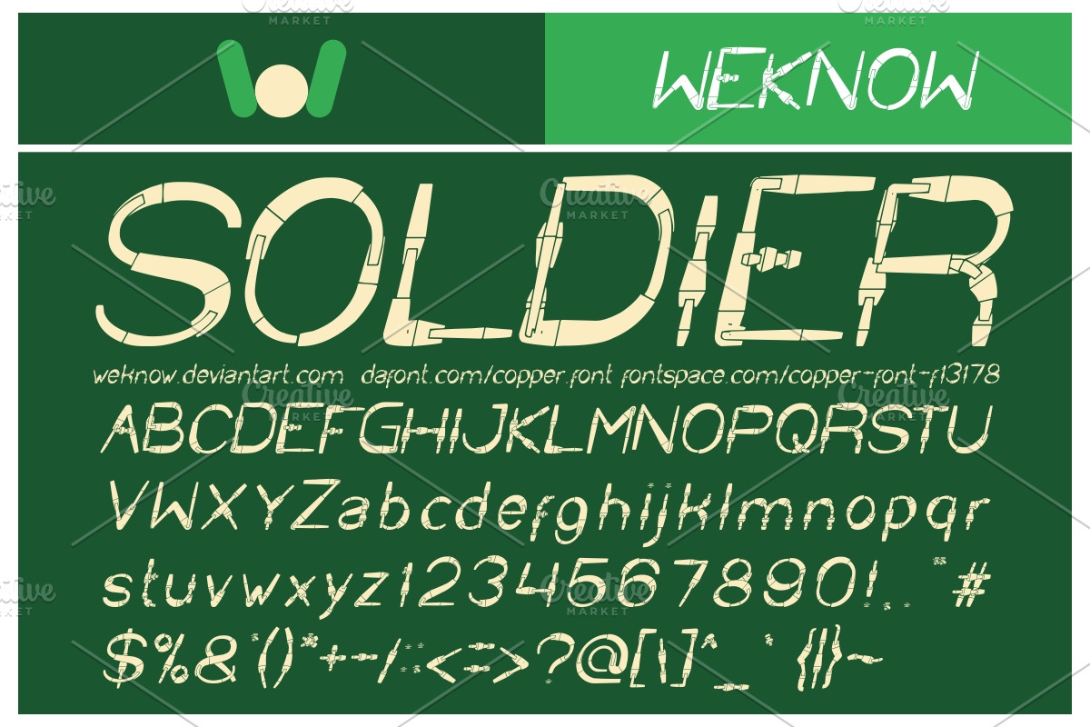 copper font preview 2