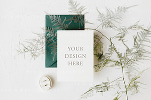 A7 Wedding Invitation Mockup