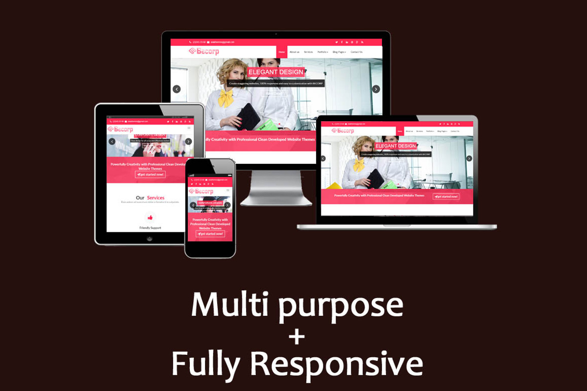 Becorp - Wordpress theme, a WordPress Template by ASIATHEMES (Photo 3 of 8)