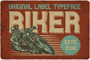 Biker typeface, a Symbol Font by VozzyStock (Thumbnail 6 of 7)