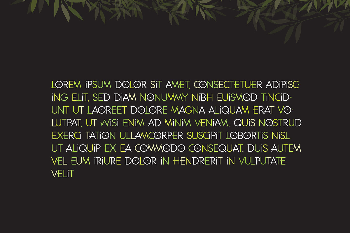 Funny Bamboo Font preview 3