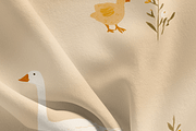 Cute Goose and Duck Seamless Pattern, a Pattern Graphic by Pati Charm Studio (Thumbnail 6 of 7)