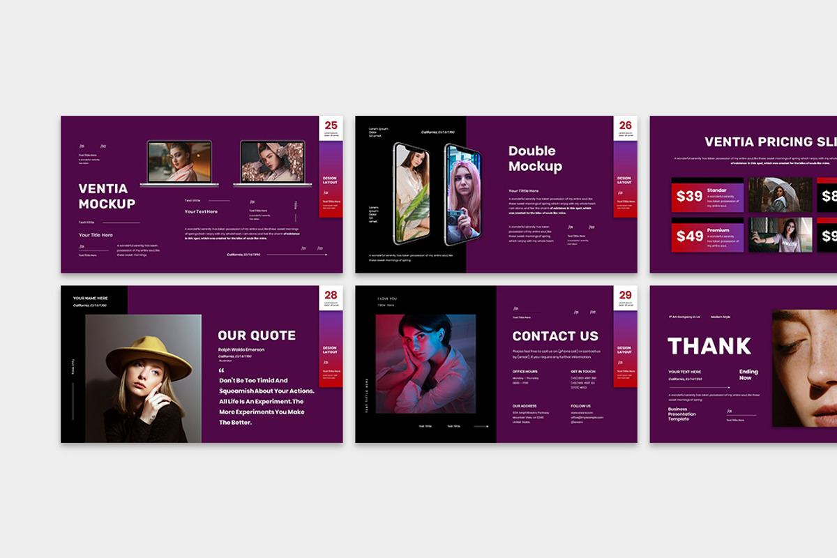 Ventia Presentation Template, a Presentation Template by Analogous Temp (Photo 5 of 5)