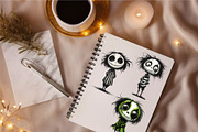 Halloween cartoon Beetlejuice., a Person Illustration by KENO Mascots (Thumbnail 6 of 10)