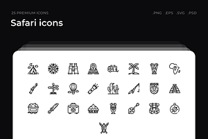 Safari icons, an Outline Icon by Wencory