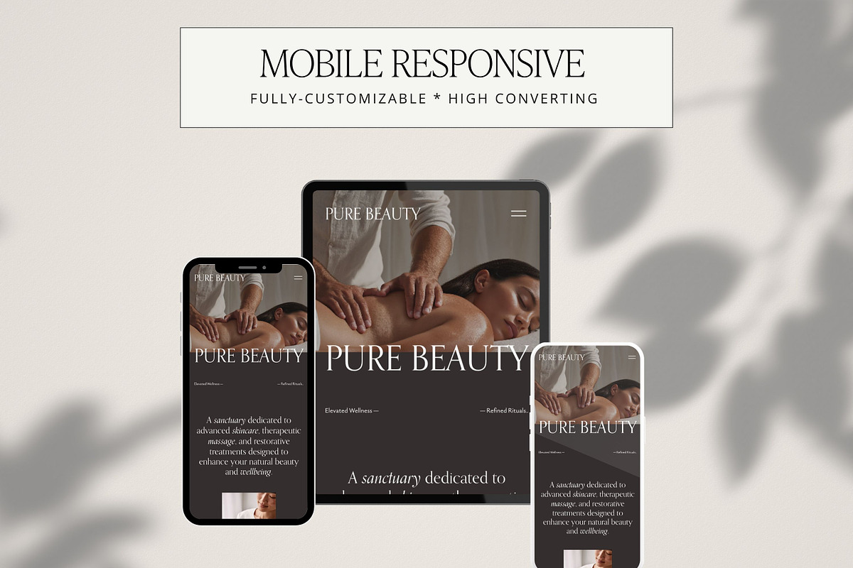 Luxury Beauty Squarespace Template, a Squarespace Template by Studio Marmotte (Photo 10 of 12)