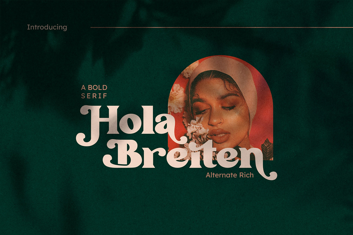 Breiten Bold Serif Font, a Font by Compaq_Creative (Photo 1 of 9)