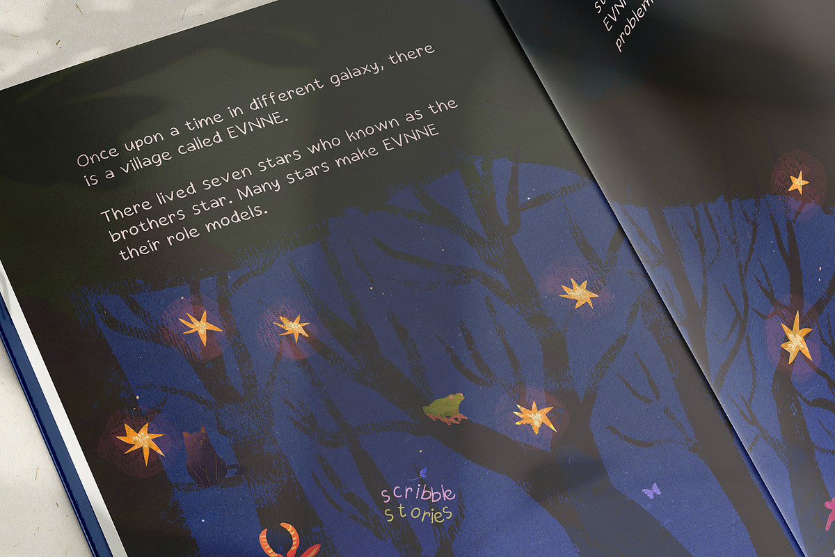 Oil Pastel Font Scribble Stories, a Handwritten Font by Perplexitics (Photo 4 of 10)