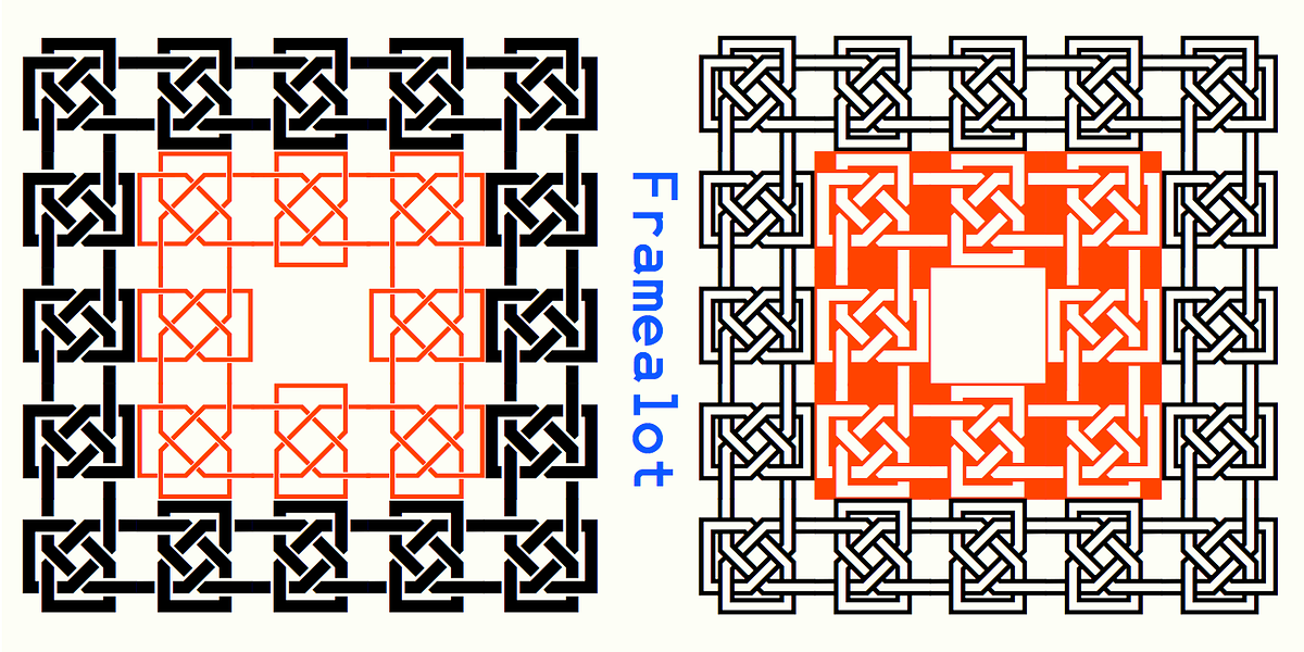 Framealot, a Symbol Font by Ingrimayne Type (Photo 5 of 5)