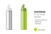 Metallic cosmetic bottle mockup, a Packaging Mockup by Smarty Mockups (Thumbnail 2 of 5)